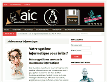 Tablet Screenshot of aic-informatique.com
